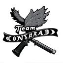 team conrad text tattoo design idea