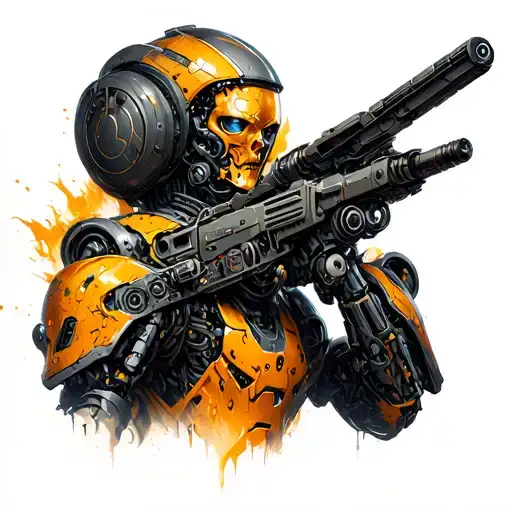 "Zok" mech ever 01 tattoo design idea