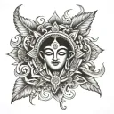 hindu,never give up,millionaire,end is the new beginning  tattoo design idea
