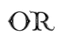 "OR" tattoo design idea