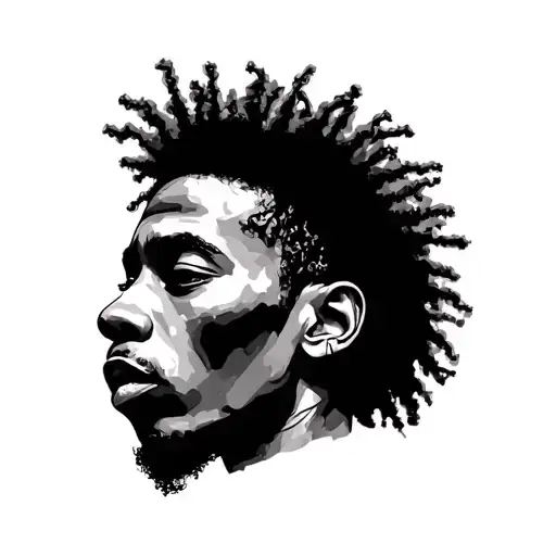 Basquiat tattoo design idea