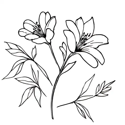 flores tattoo design idea