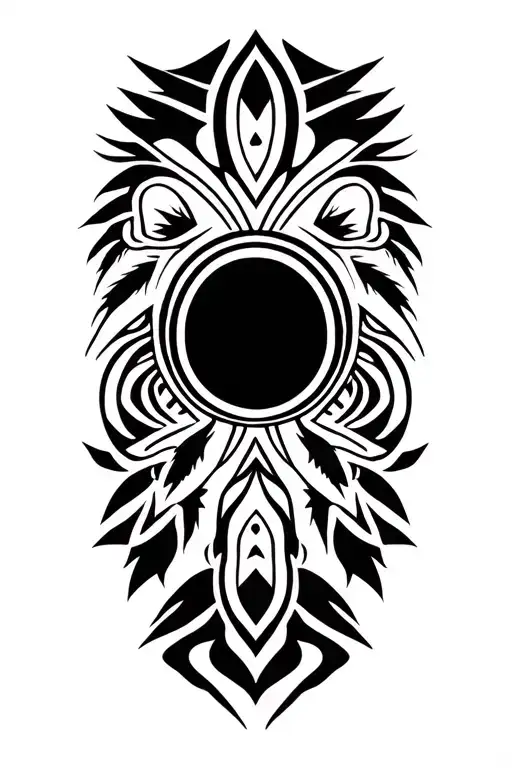 native American tattoo design idea