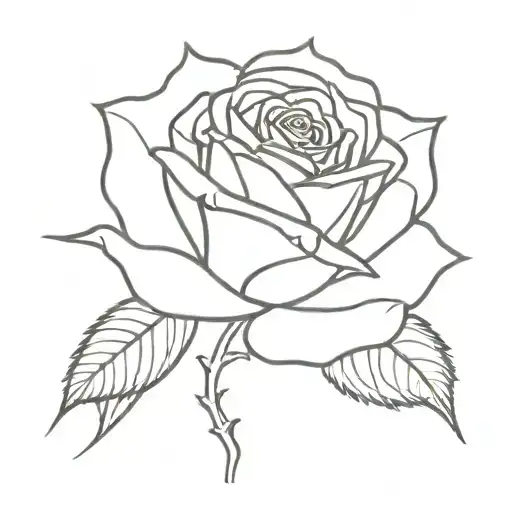 rose tattoo with the name Andreas Rosario   tattoo design idea