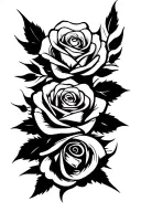 Depeche Mode rose wrapped tattoo design idea