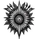 African Shield tattoo design idea