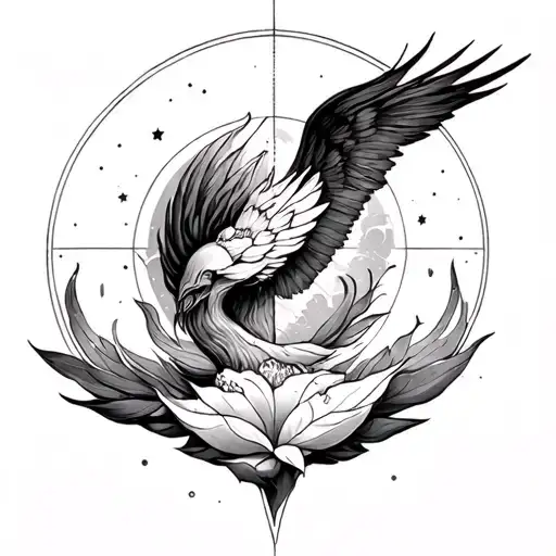 what we do in life echoes in eternity tattoo design idea
