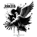 john 3:16 tattoo design idea