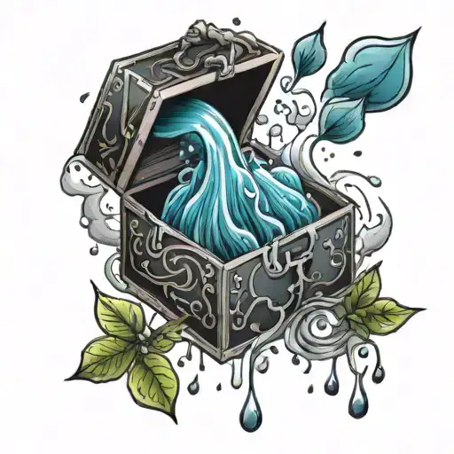 box of rain  tattoo design idea