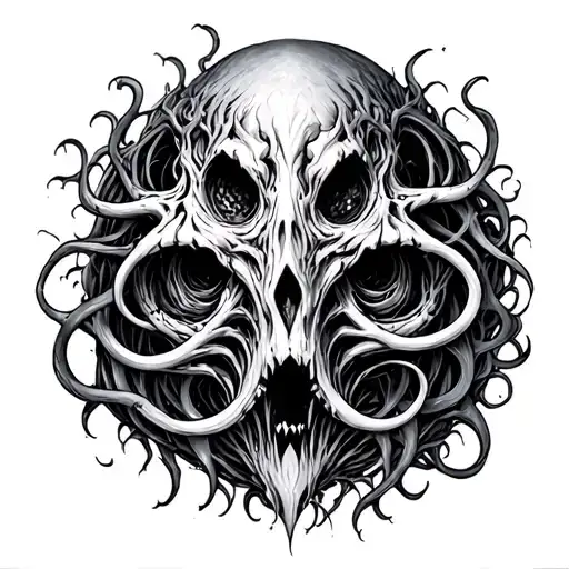 azathoth hp lovecraftian tattoo design idea