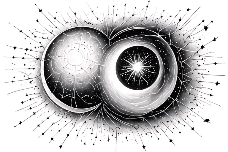 Sublime arranged in a constellation on collarbone tattoo design idea