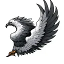 fourth wing tattoo design idea