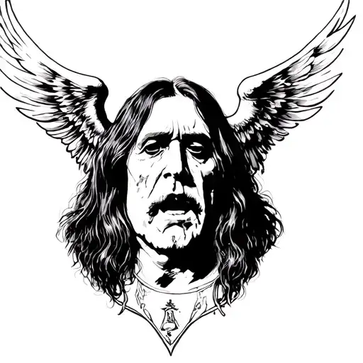 Ozzy Osbourne tattoo design idea