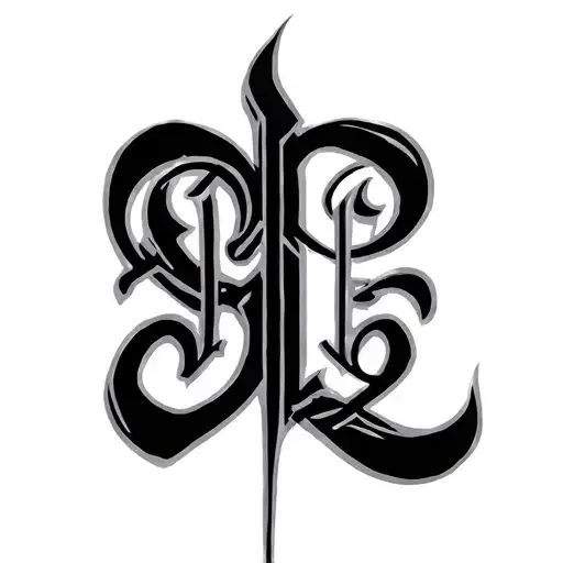Two Word Ambigram Generator tattoo design idea