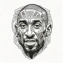 kobe bryant black mamba tattoo design idea
