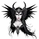 Morrigan tattoo design idea