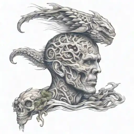 survival tattoo design idea