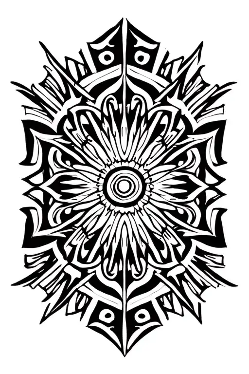 Philippine tribal design tattoo design idea
