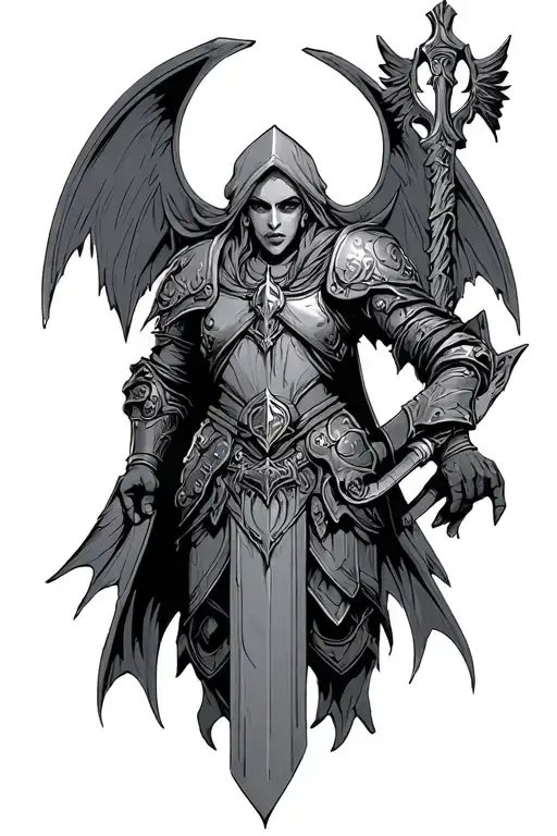 warhammer 40k saint celestine tattoo design idea