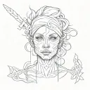 hustle tattoo design idea