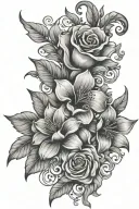 GRACE FAITH HOPE JOY tattoo design idea