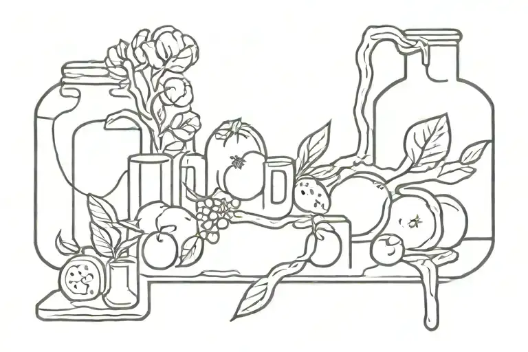 999 Juice World tattoo design idea