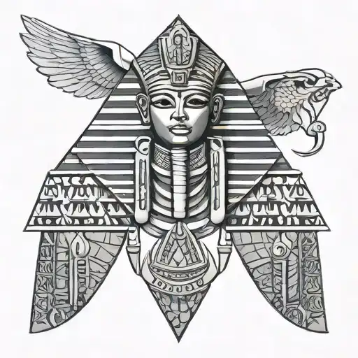 Egypt inspired tattoo tattoo design idea