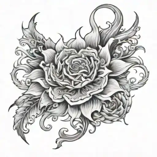 learn to suffer tattoo design idea