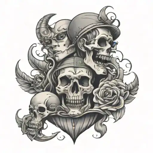 Livin’ the Crazy Life tattoo design idea