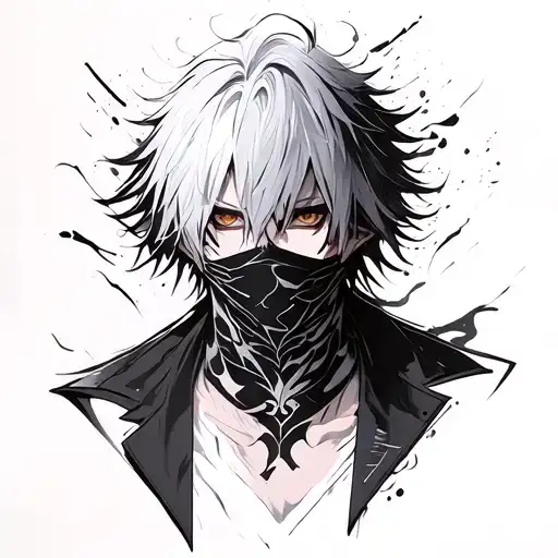 Ken Kaneki tattoo design idea