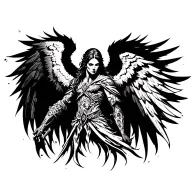 archangel uriel tattoo design idea