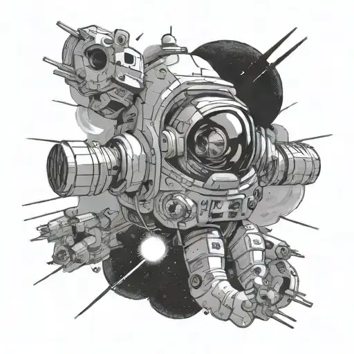 2001 Space Odyssey tattoo design idea