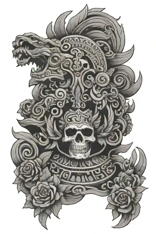 Mictecacihuatl tattoo design idea