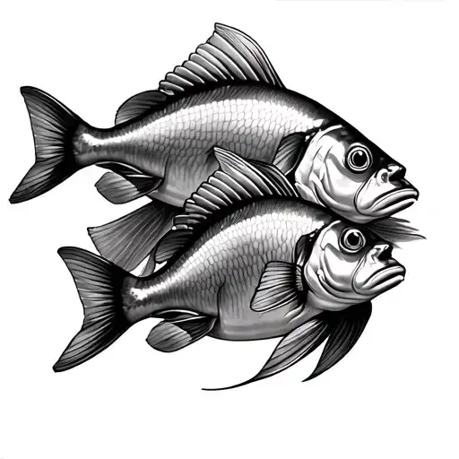 3 piranhas on collarbone tattoo tattoo design idea