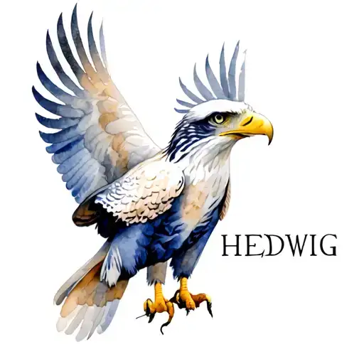 "Hedwig" "Hedwig" Eagle tattoo design idea