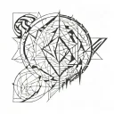 mistery and destiny tattoo design idea