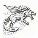 mistery and destiny tattoo design idea