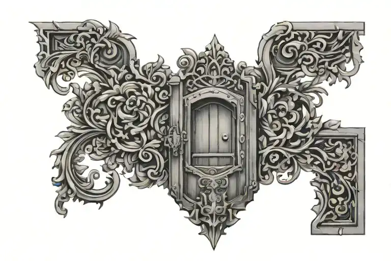 Open the door. tattoo design idea