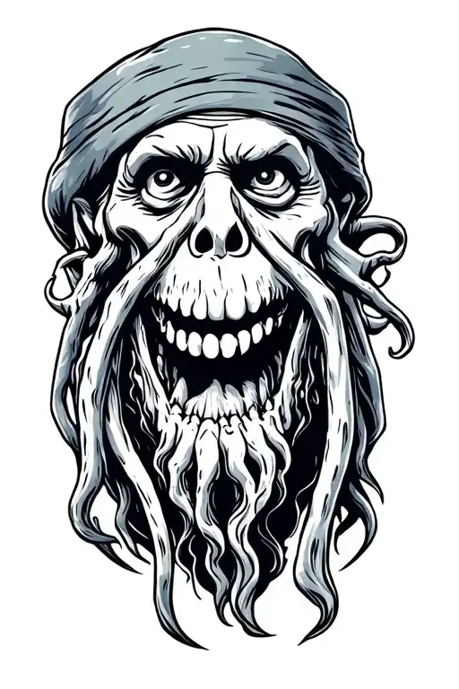 Davy Jones tattoo design idea