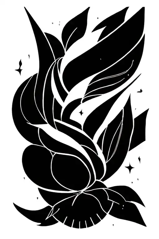 Those who are blessed for God tattoo design idea