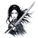 Mulan Sword tattoo design idea