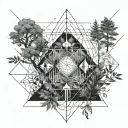 nature tattoo design idea