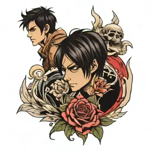 eren yeager tattoo design idea
