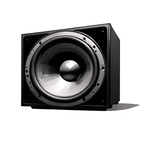 Subwoofer with rave scene tattoo design idea