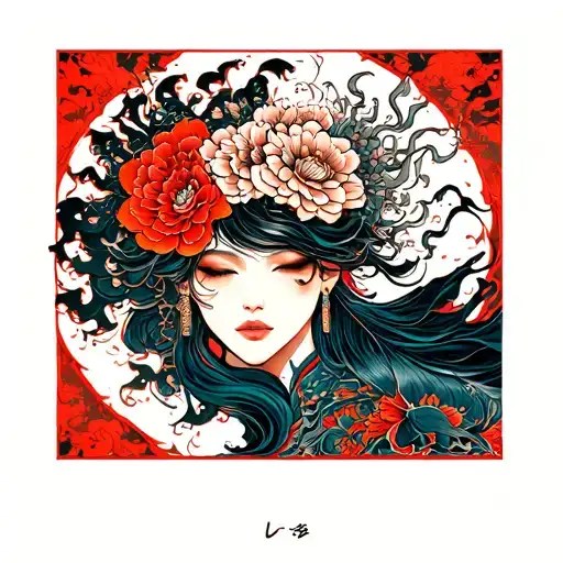 curses mark tattoo design idea