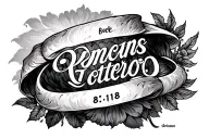 Romans 8:18 tattoo design idea