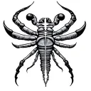 gemini cancer zodiac symbol tattoo design idea