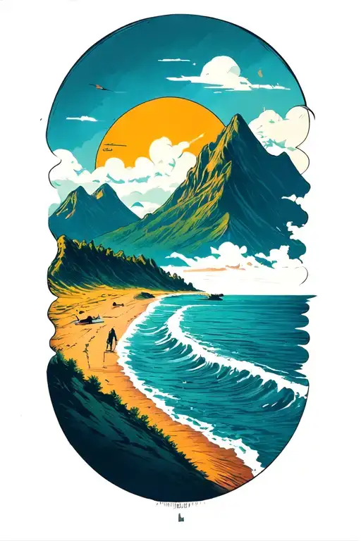 travel, thin lines. Vitruvio Men, discover, fibonacci sequence tattoo design idea