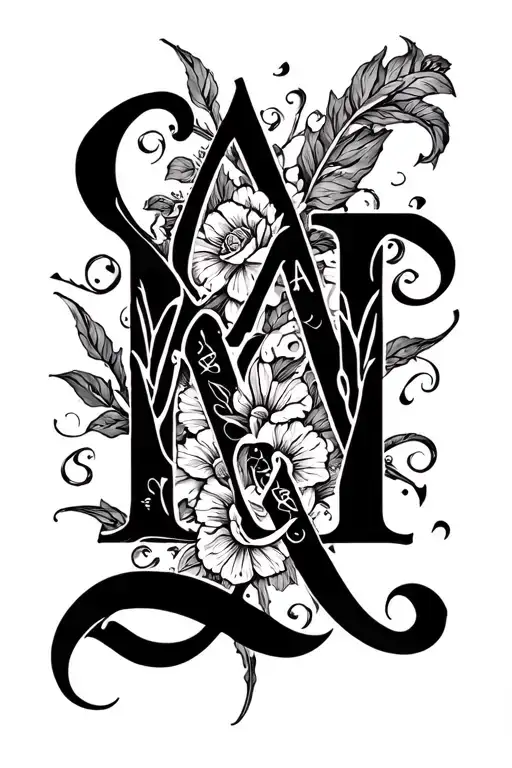 "Viramontes" Letters Cholas tattoo design idea