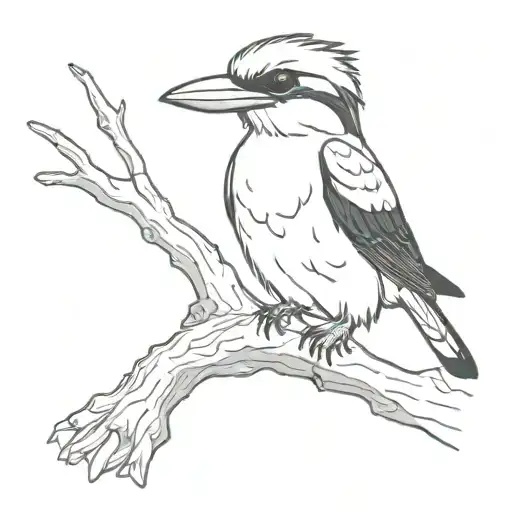 Kookaburra tattoo design idea
